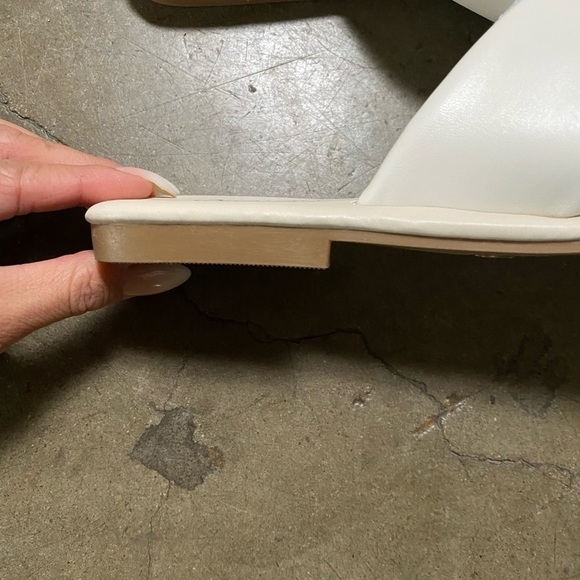 Criss cross flat sandals Ivory - Picture 7 of 8